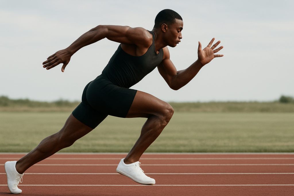 Analyse de la cinématique du genou en course de vitesse