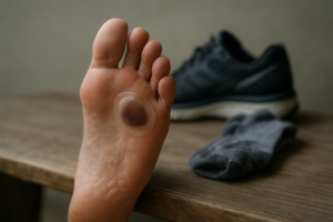 Ampoule de sang au pied : que faire sans l'aggraver ?